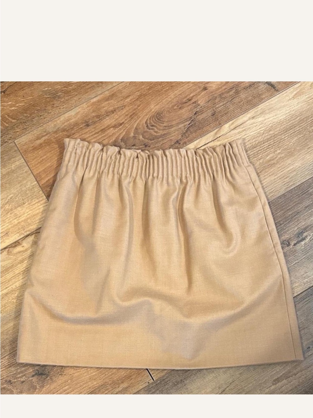 J. Crew Tan Mini Skirt